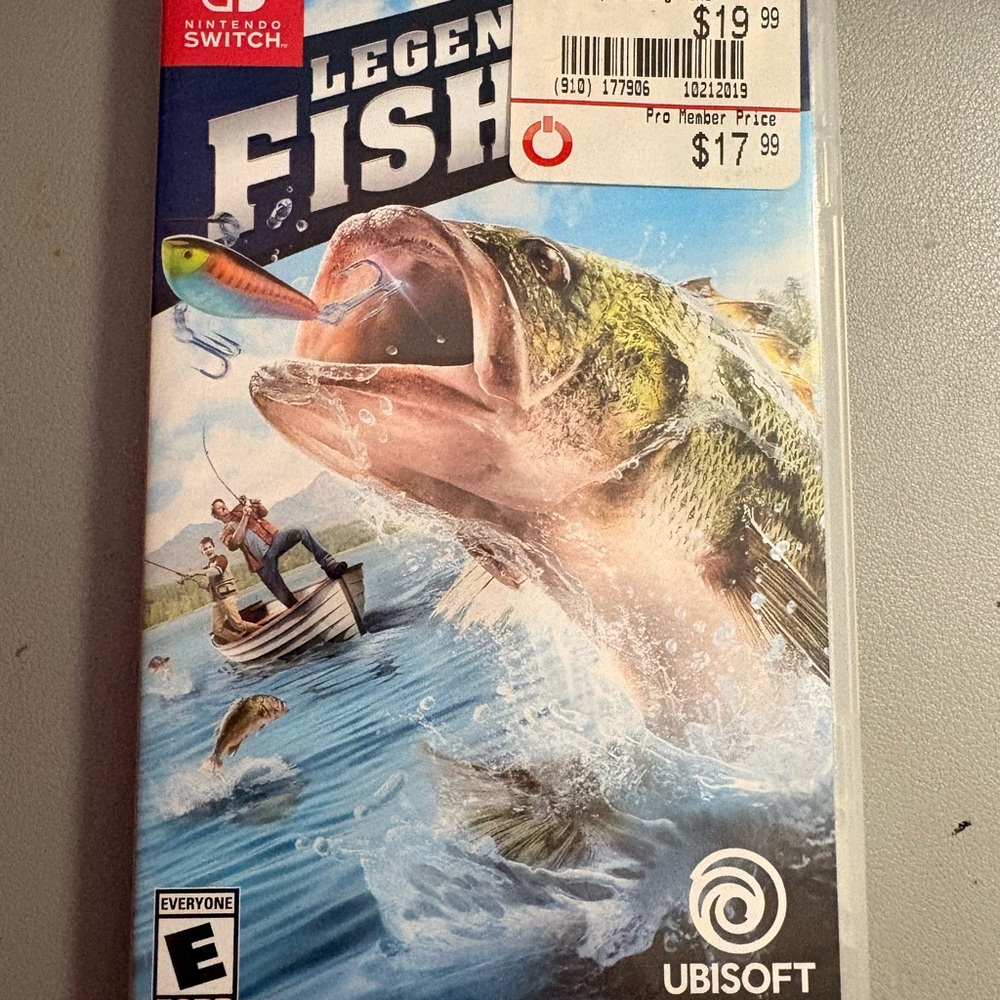 Ubisoft Legend of Fish Game for Nintendo Switch - Green and Blue Adventure